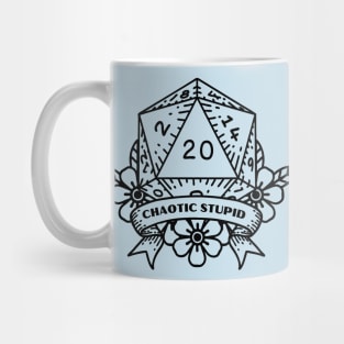 Chaotic Stupid - DND Dice Graphic Mug